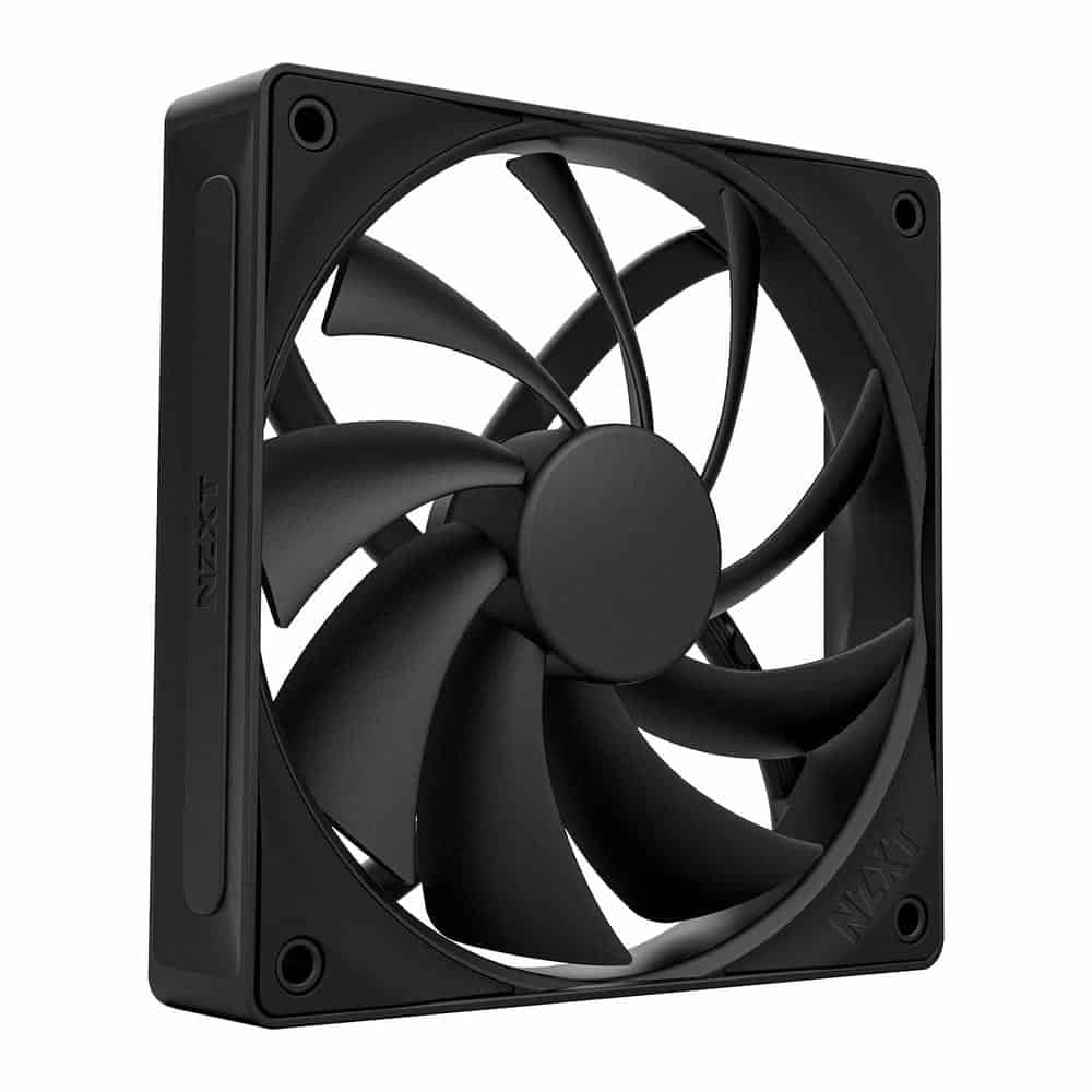 NZXT F120Q V2 Black Quiet Airflow Single 120mm PWM Fan